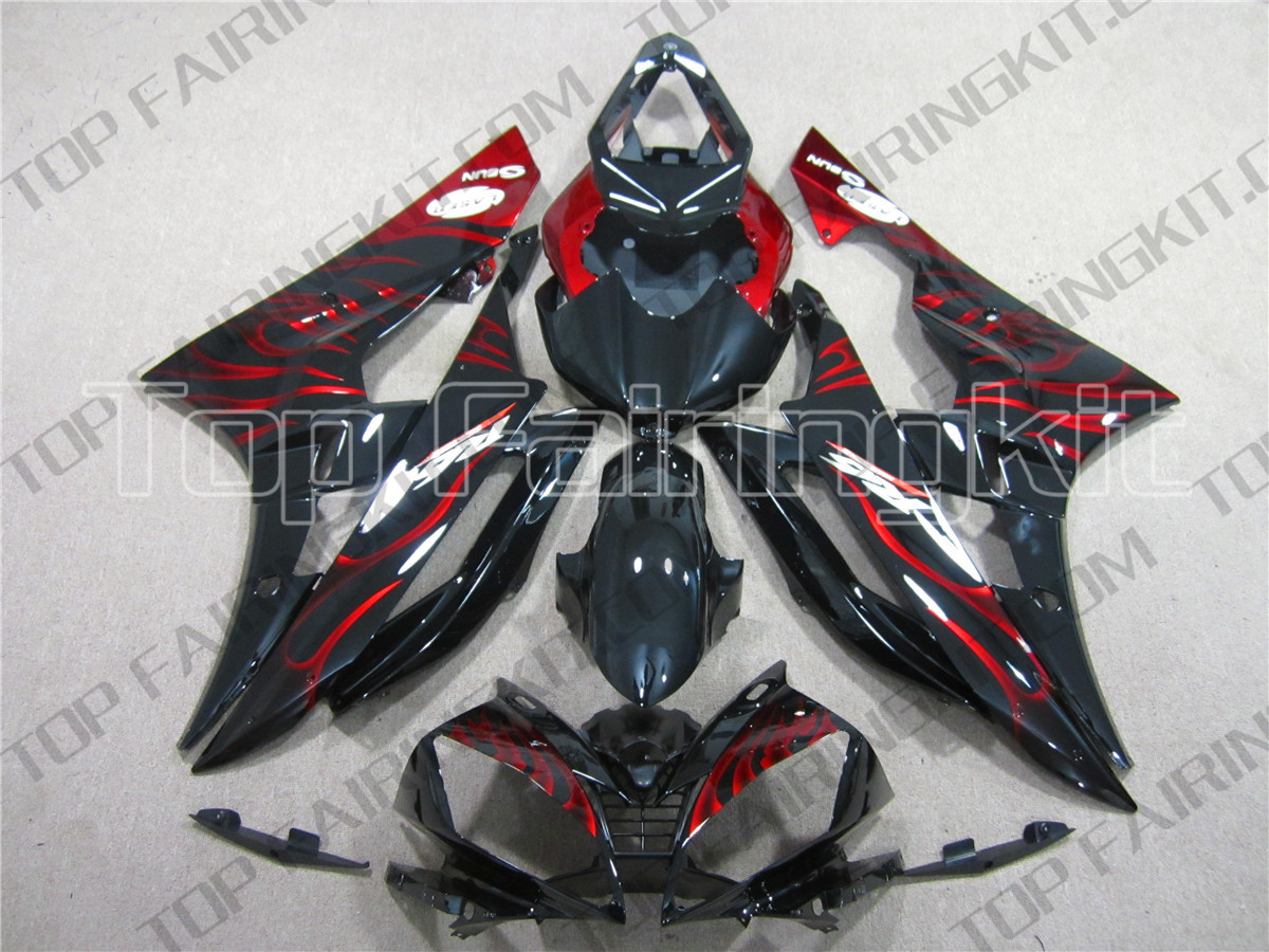 yamaha r6 red bull fairings